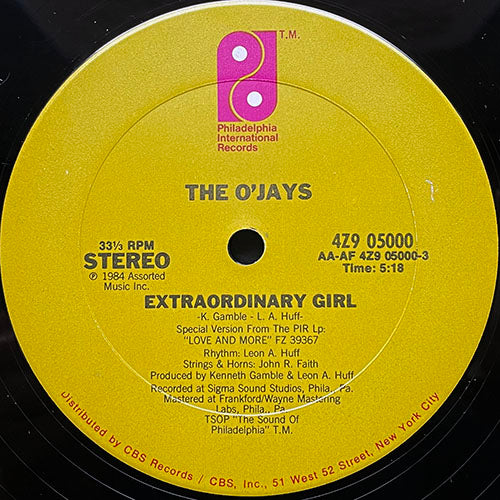 O'JAYS // EXTRAORDINARY GIRL (5:18) / I REALLY NEED YOU NOW (5:51)
