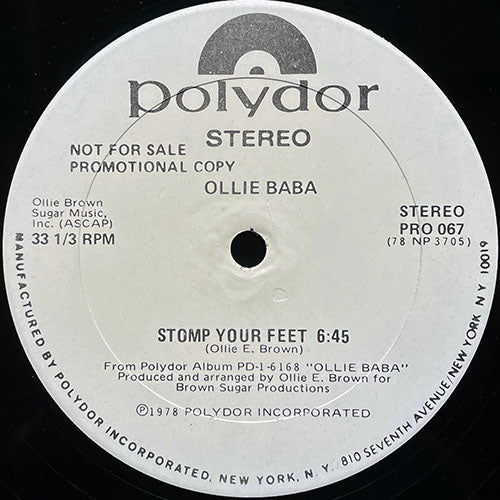 OLLIE BABA // STOMP YOUR FEET (6:45)