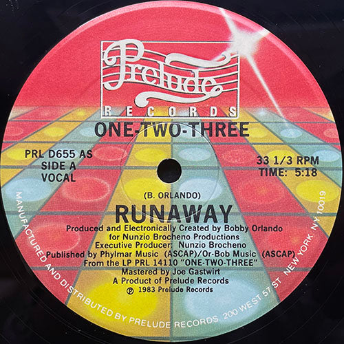 ONE-TWO-THREE // RUNAWAY (5:18) / INST (3:49)