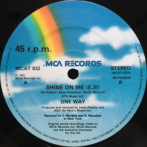 ONE WAY // SHINE ON ME (8:36/7:09) / DIDN'T YOU KNOW IT (4:28)