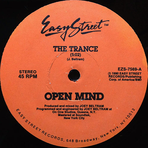 OPEN MIND // THE TRANCE (5:02) / TRANCE MACHINE (4:53) / BODY FORCE (4:37)