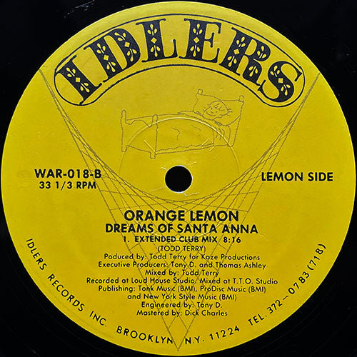 ORANGE LEMON // THE TEXICAN (2VER) / DREAMS OF SANTA ANNA (EXTENDED CLUB MIX)