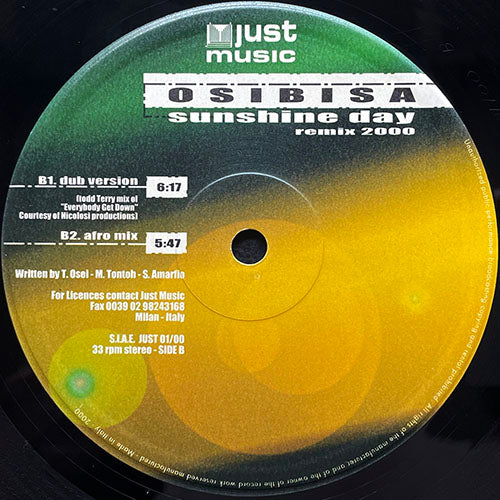 OSIBISA // SUNSHINE DAY (2000 REMIX) (4VER)