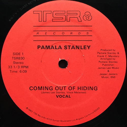 PAMALA STANLEY // COMING OUT OF HIDING (6:09) / (INSTRUMENTAL) (6:09)