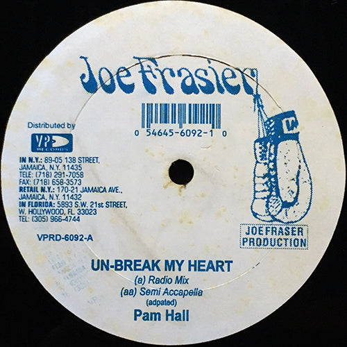 PAM HALL // UN-BREAK MY HEART (4VER)