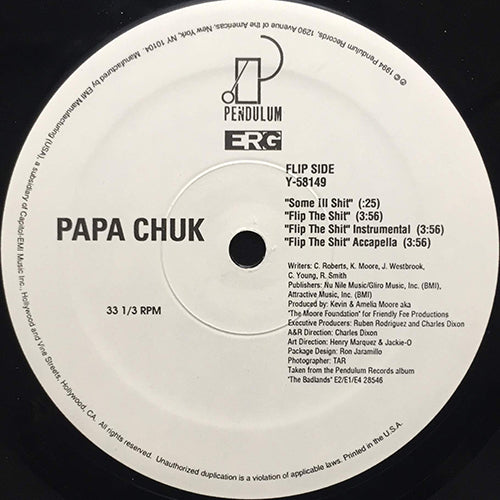 PAPA CHUK // TRUNK OF FUNK (3VER) / FLIP THE SHIT (3VER)