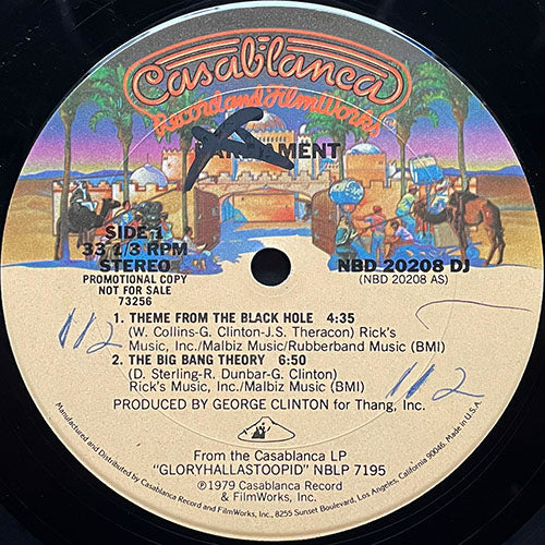 PARLIAMENT // THEME FROM BLACK HOLE (4:35) / THE BIG BANG THEORY (6:50)