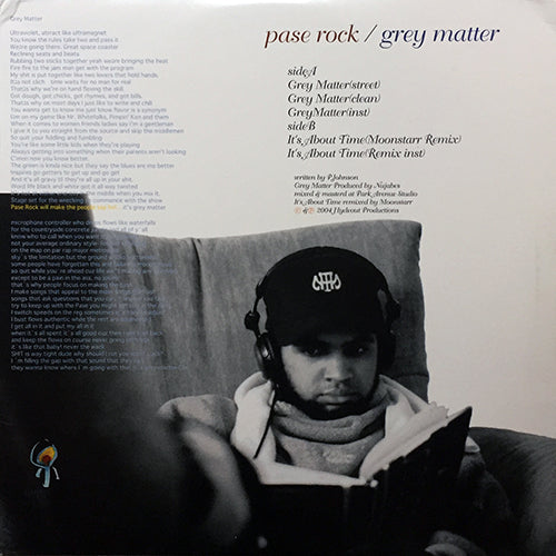 PASE ROCK // GREY MATTER (3VER) / IT'S ABOUT TIME (2VER)