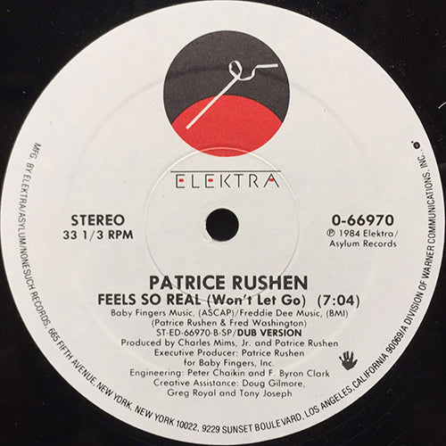 PATRICE RUSHEN // FEELS SO REAL (WON'T LET GO) (6:48/7:04)