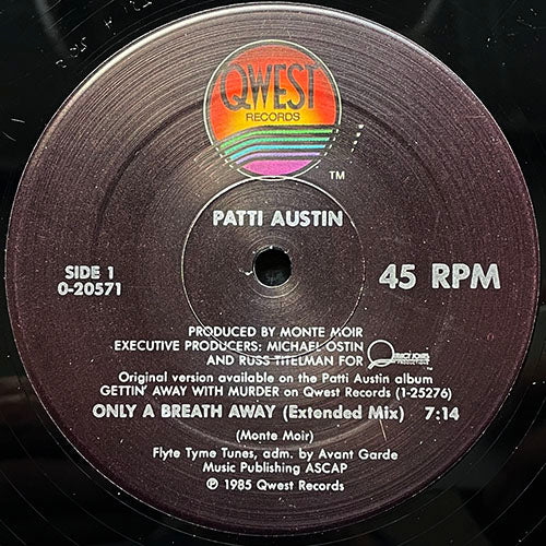 PATTI AUSTIN // ONLY A BREATH AWAY (7:14/4:15)