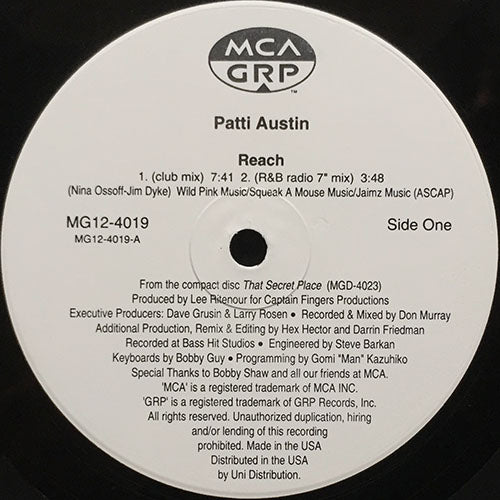 PATTI AUSTIN // REACH (CLUB MIX) (3VER)