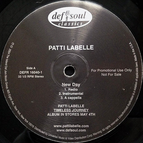 PATTI LABELLE // NEW DAY (3VER)