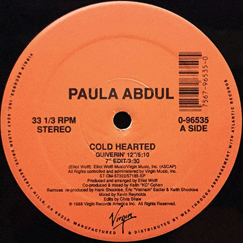 PAULA ABDUL // COLD HEARTED (5VER)