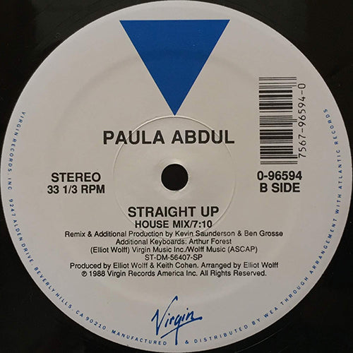 PAULA ABDUL // STRAIGHT UP (3VER)