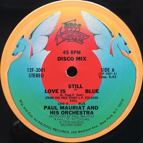 PAUL MAURIAT AND HIS ORCHESTRA // LOVE IS STILL BLUE (5:43/4:16)