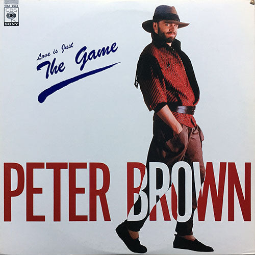 PETER BROWN // (LOVE IS JUST) THE GAME (JELLYBEAN MIX) / (INSTRUMENTAL VERSION)