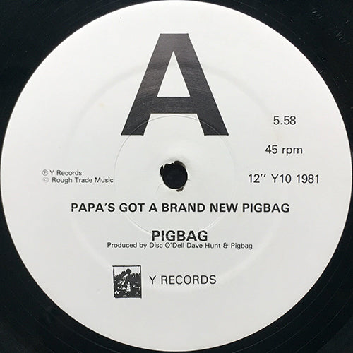 PIGBAG // PAPA'S GOT A BRAND NEW PIGBAG (5:58) / AS IT WAS... (7:10)