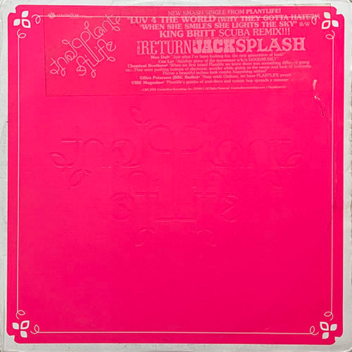 PLANT LIFE // LUV 4 THE WORLD (3VER) / WHEN SHE SMILES SHE LIGHTS THE SKY (4VER)