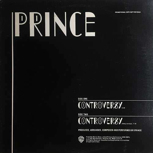 PRINCE // CONTROVERSY (7:18/3:39)