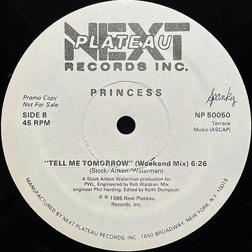 PRINCESS // TELL ME TOMORROW (6:26/5:58/4:40)