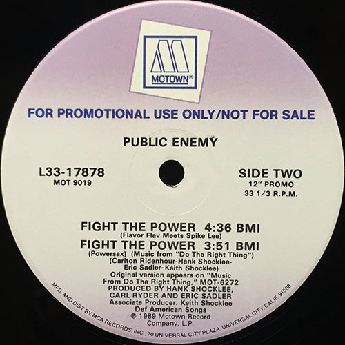 PUBLIC ENEMY // FIGHT THE POWER (POWER SAX) (4VER)