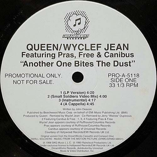 QUEEN / WYCLEF JEAN feat. PRAS, CANIBUS & FREE // ANOTHER ONE BITES THE DUST (7VER)