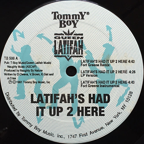 QUEEN LATIFAH // LATIFAH'S HAD IT UP 2 HERE (5VER) / THAT'S THE WAY WE FLOW