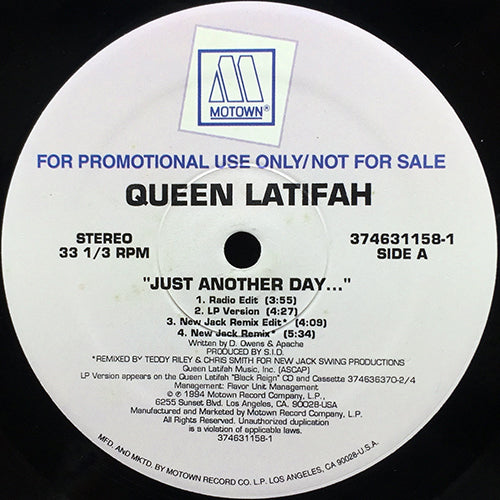 QUEEN LATIFAH // JUST ANOTHER DAY (8VER)