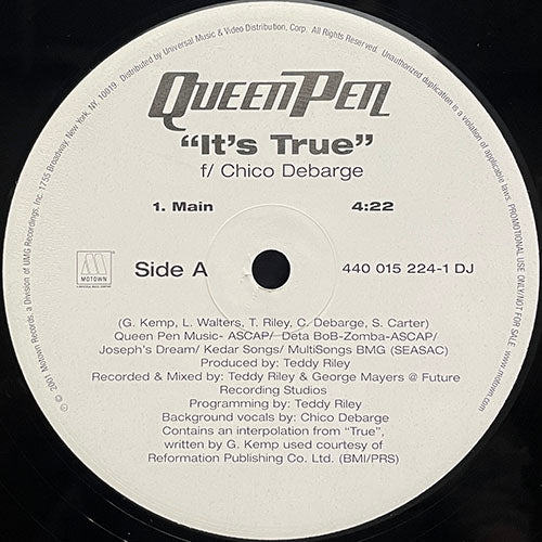 QUEEN PEN feat. CHICO DEBARGE // IT'S TRUE (4:22)