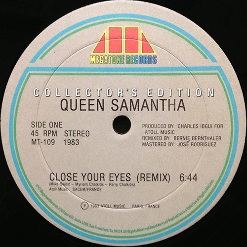 QUEEN SAMANTHA // CLOSE YOUR EYES (REMIX) (6:44) / SUMMER DREAM (5:53)