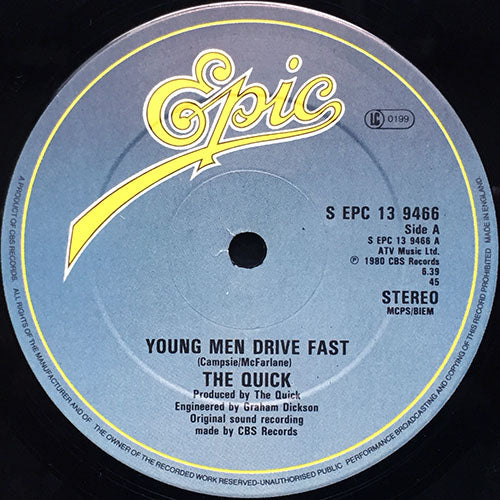 QUICK // YOUNG MEN DRIVE FAST (6:39) / SMALL BLOND BOX (3:06)