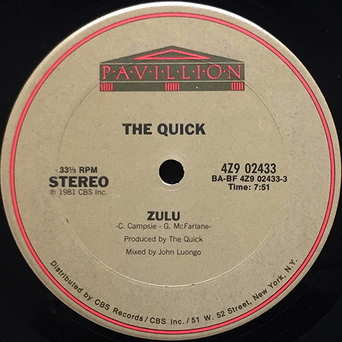 QUICK // ZULU (7:51) / INST (4:20)