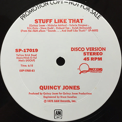 QUINCY JONES // STUFF LIKE THAT (6:15/3:00)