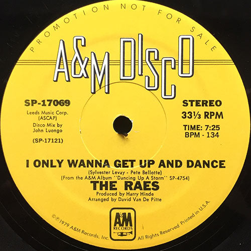 RAES // I ONLY WANNA GET UP AND DANCE (7:25)