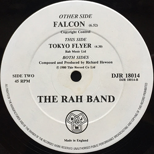 RAH BAND // FALCON (6:52) / TOKYO FLYER (4:30)