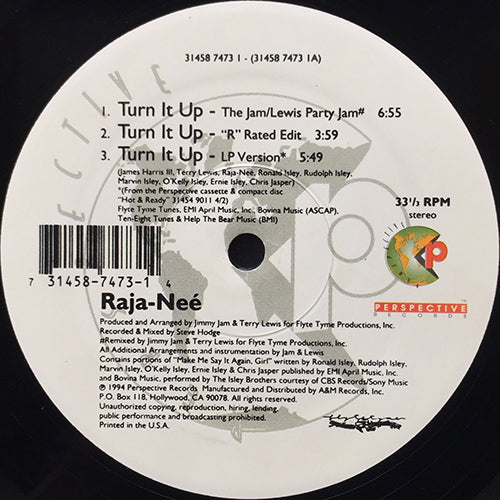 RAJA-NEE // TURN IT UP (4VER) / BITCHISM