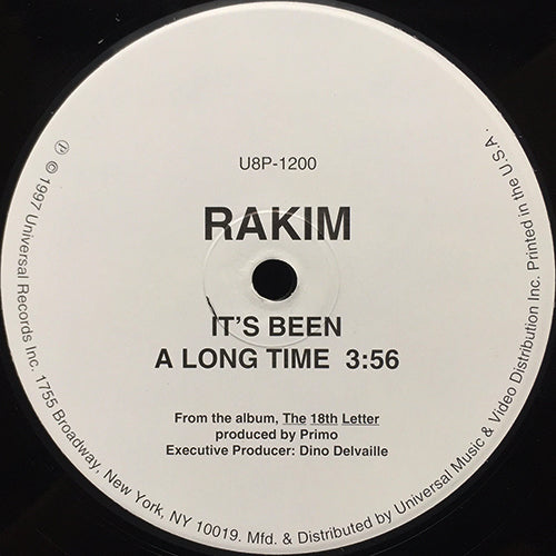 RAKIM // IT'S BEEN A LONG TIME (3:56) / (INSTRUMENTAL) (3:56)