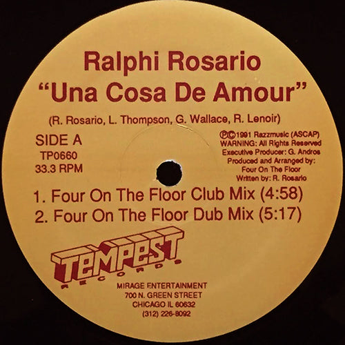 RALPHI ROSARIO // UNA COSA DE AMOUR (4VER)