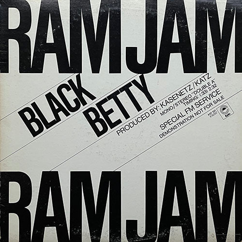RAM JAM // BLACK BETTY (2:32) – next records japan