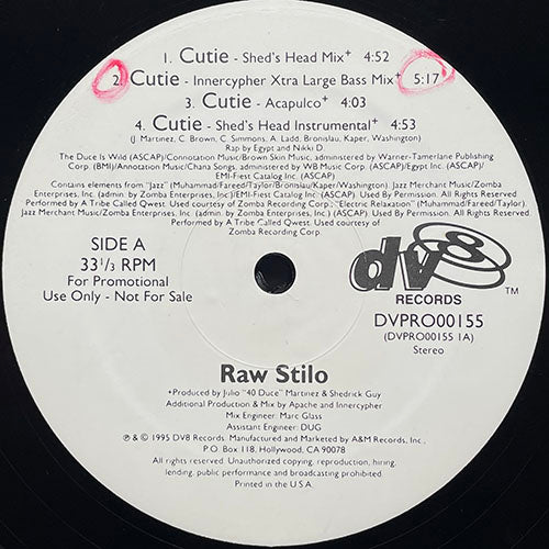 RAW STILO // CUTIE (REMIX) (7VER)