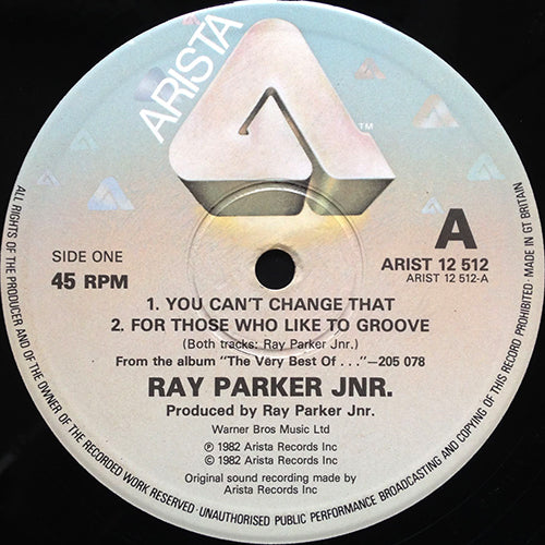 RAY PARKER JR. // YOU CAN'T CHANGE THAT / FOR THOSE WHO LIKE TO GROOVE / BAD BOY