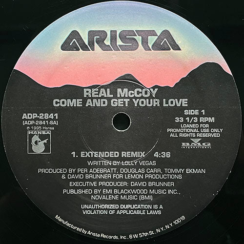 REAL McCOY // COME AND GET YOUR LOVE (3VER)