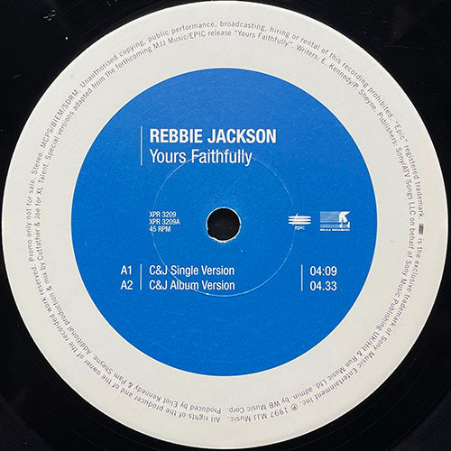 REBBIE JACKSON // YOURS FAITHFULLY (3VER)