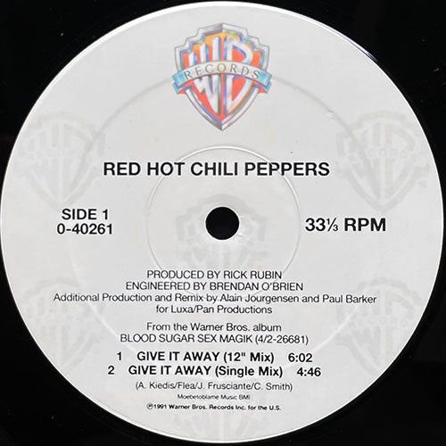 RED HOT CHILI PEPPERS // GIVE IT AWAY (4VER) / SEARCH AND DESTROY