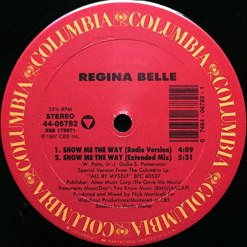 REGINA BELLE // SHOW ME THE WAY (4:09/5:31) / INST (4:20)