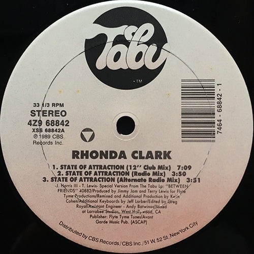 RHONDA CLARK // STATE OF ATTRACTION (6VER)
