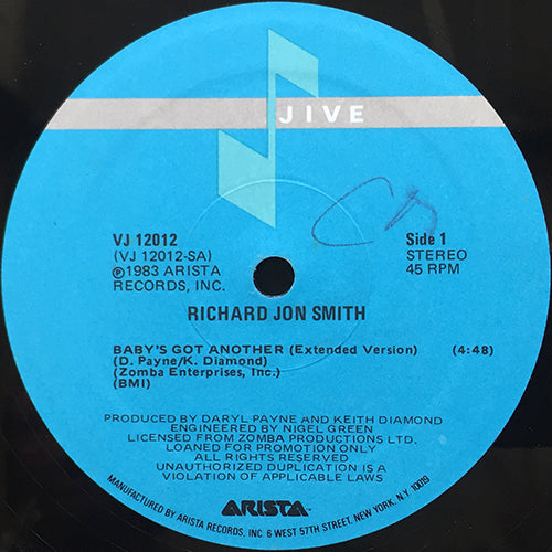 RICHARD JON SMITH // BABY'S GOT ANOTHER (4:48/3:15) / (DUB) (5:10)