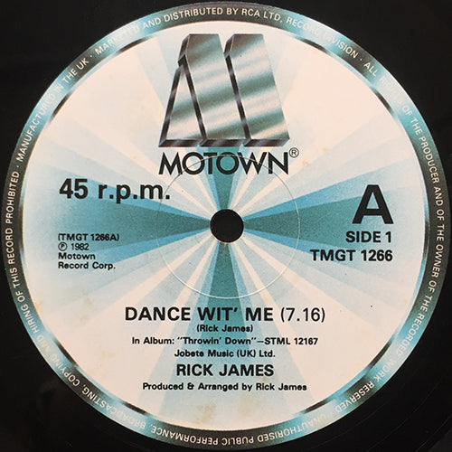 RICK JAMES // DANCE WIT ME (7:16) / (4:01)