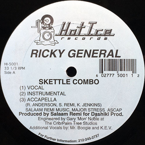 RICKEY GENERAL // SKETTLE COMBO (4VER) / SKETTLE KING KONG / I WONDER