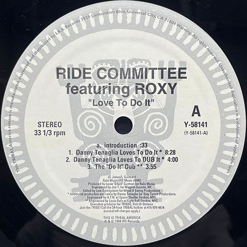 RIDE COMMITTEE feat. ROXY // LOVE TO DO IT (7VER)
